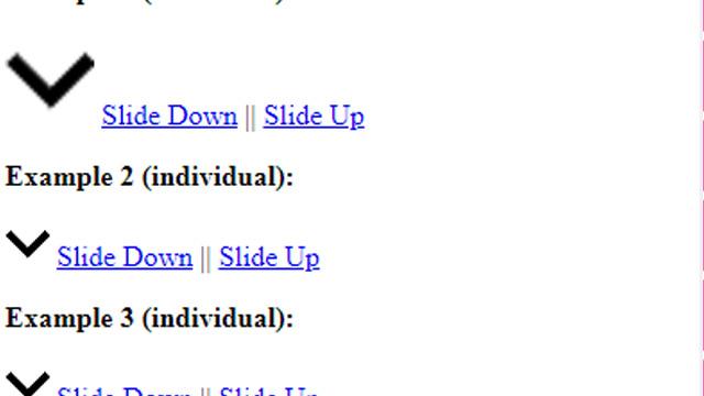 Animated collapse expand by Jquery