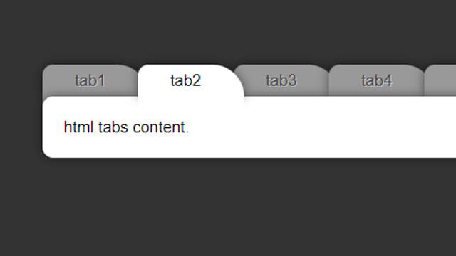 HTML tabs
