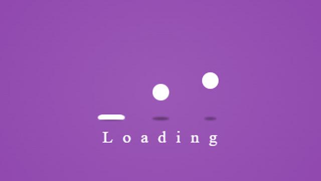 Loading Style with Jumping Balls