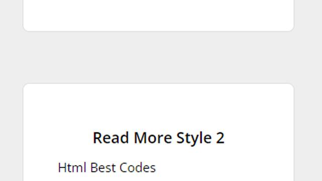 Several Read More Button Styles