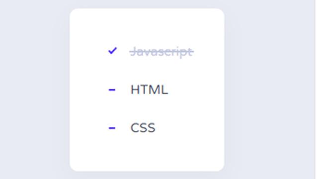 Simple Stylish Checklist