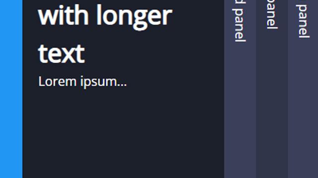 Vertical Panel like Files