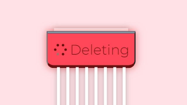 Waiting Animation for Deleting Process